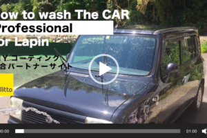パリッと　動画　洗車　DIY コーティング